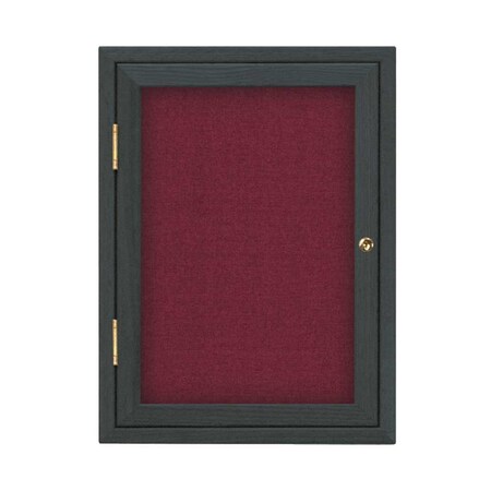 United Visual Products Sliding Glass Door Radius Letterboard, 72"x48", Black/Licorice Vinyl UV9023ACS-BLACK-LICORI
